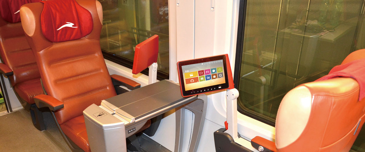 High speed rail in Europe Onboard tablet Solution